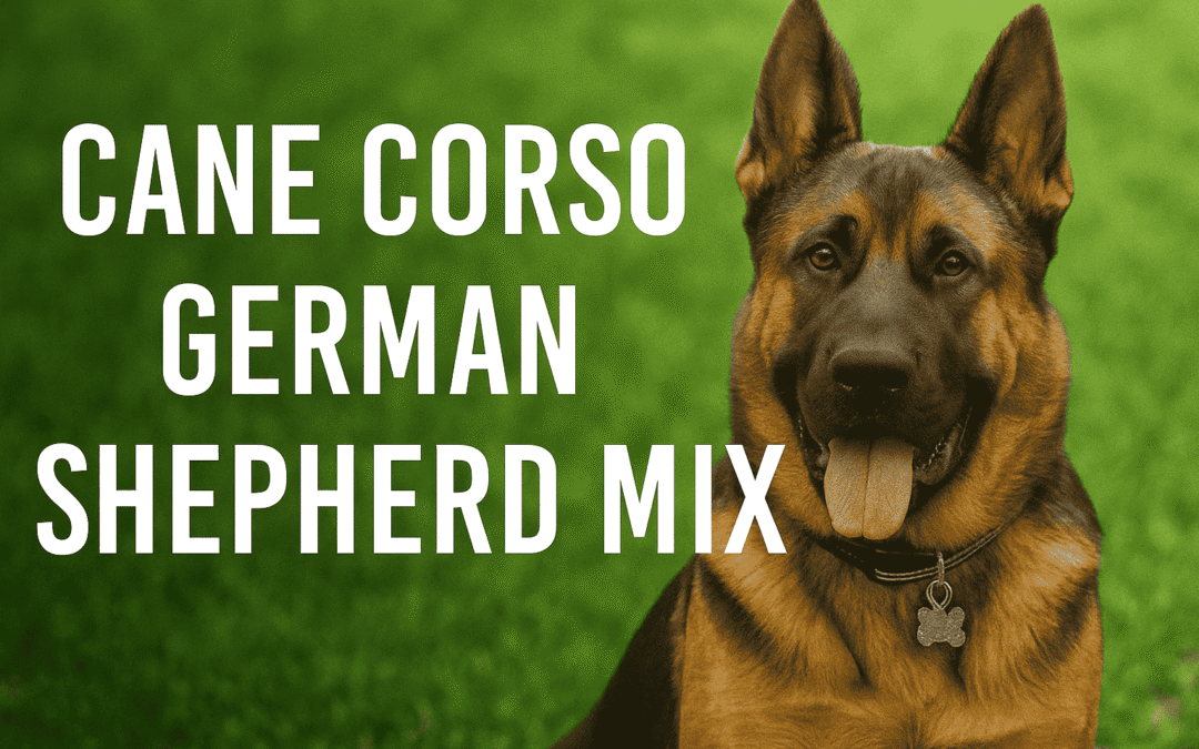 Cane Corso German Shepherd Mix