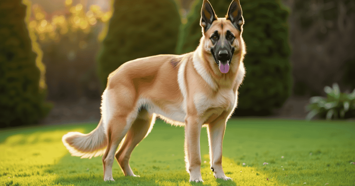 Blonde German Shepherd