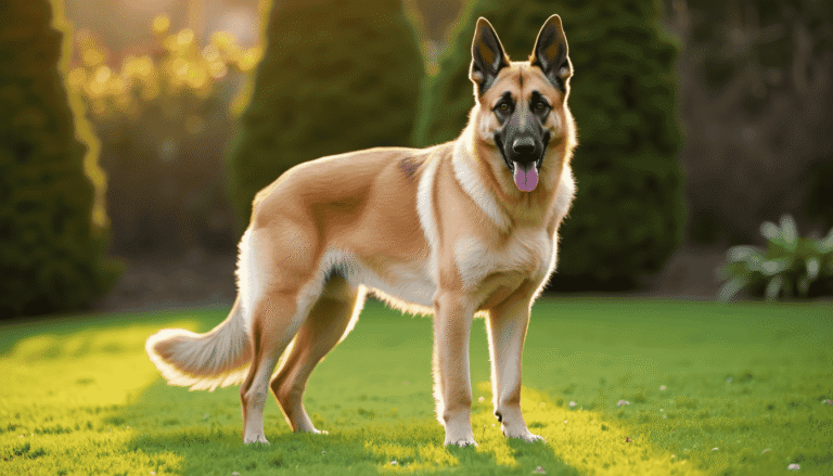 Blonde German Shepherd