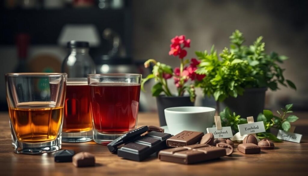 Alcohol and Caffeine