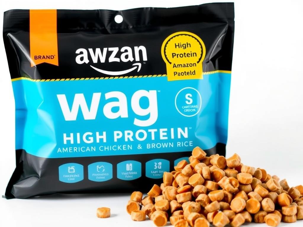Amazon-Brand-Wag-High-Protein-American-Chicken-Brown-Rice-Best-Dog-Food-For-German Amazon Brand - Wag High Protein American Chicken & Brown Rice - Best Dog Food For German Shepherds (Vet-Recommended)