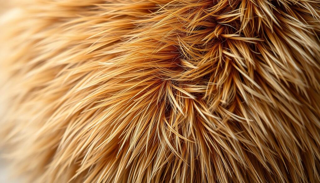 German Shepherd fur texture