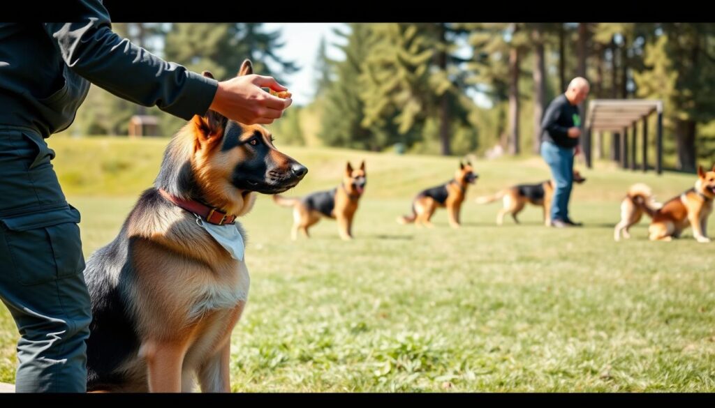 German Shepherd training