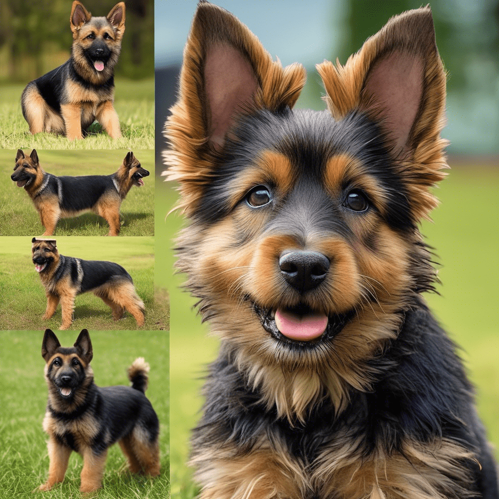 Physical Traits and Appearance of a Full-Grown German Shepherd Yorkie Mix