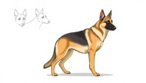 Step-by-Step Guide: Drawing a German Shepherd