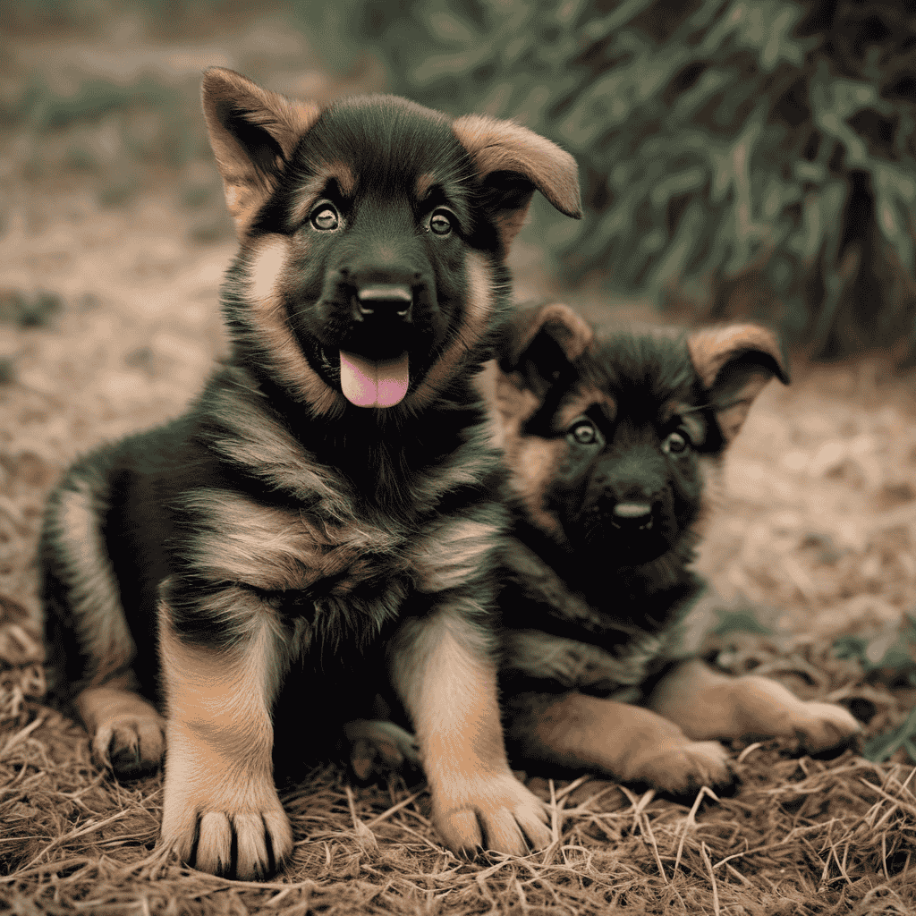 What Newborn German Shepherd Puppies Look Like