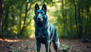blue german shepherd