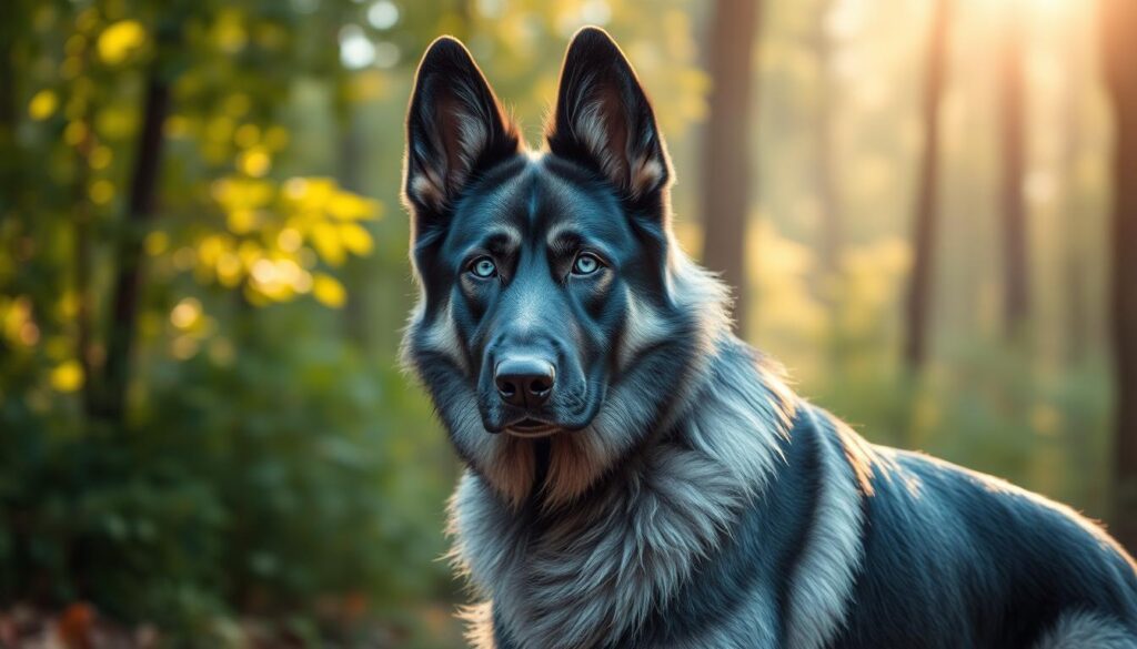 blue german shepherd health
