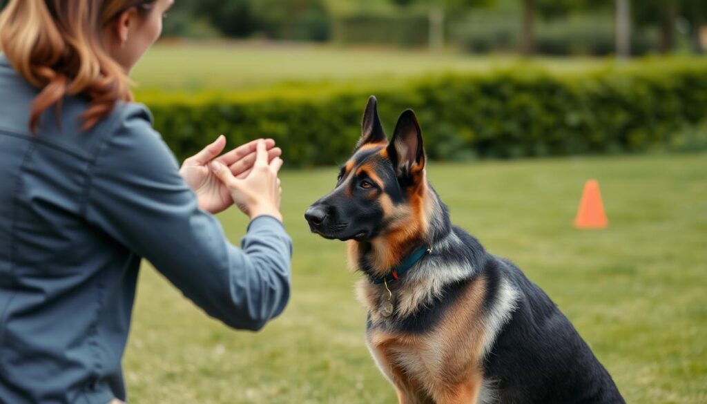consistent dog training commands