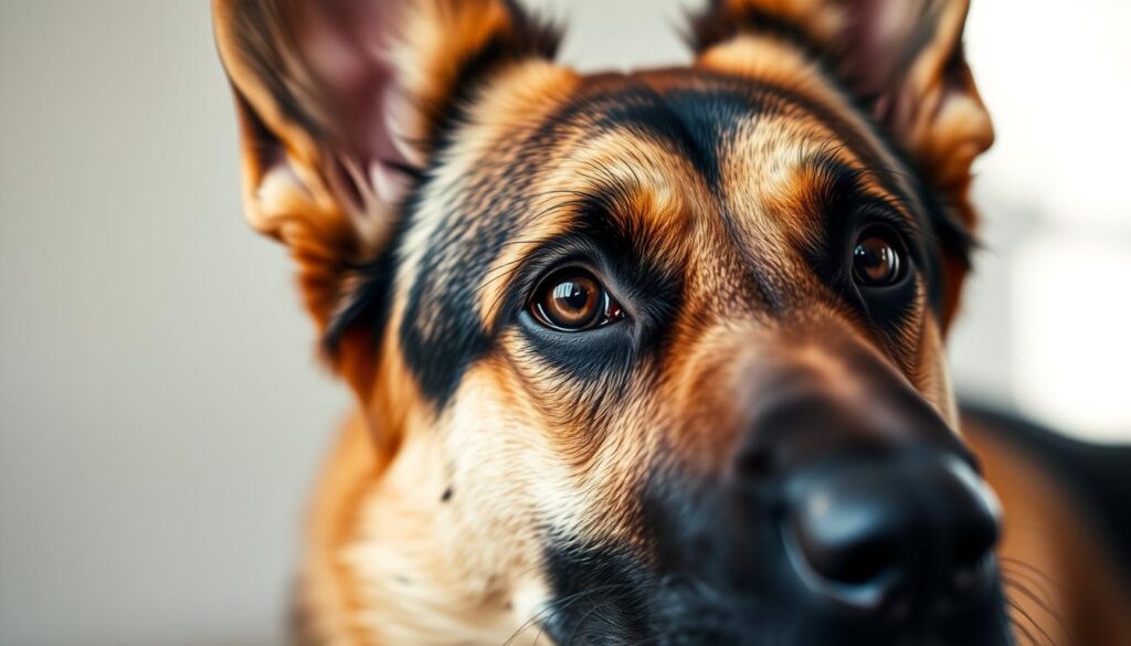 german shepherd head