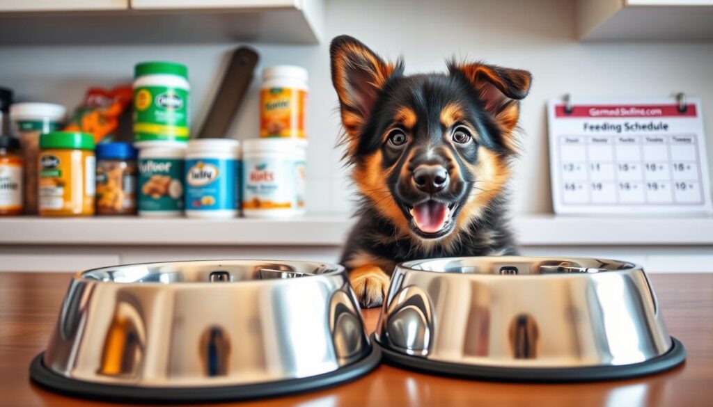 puppy feeding schedule