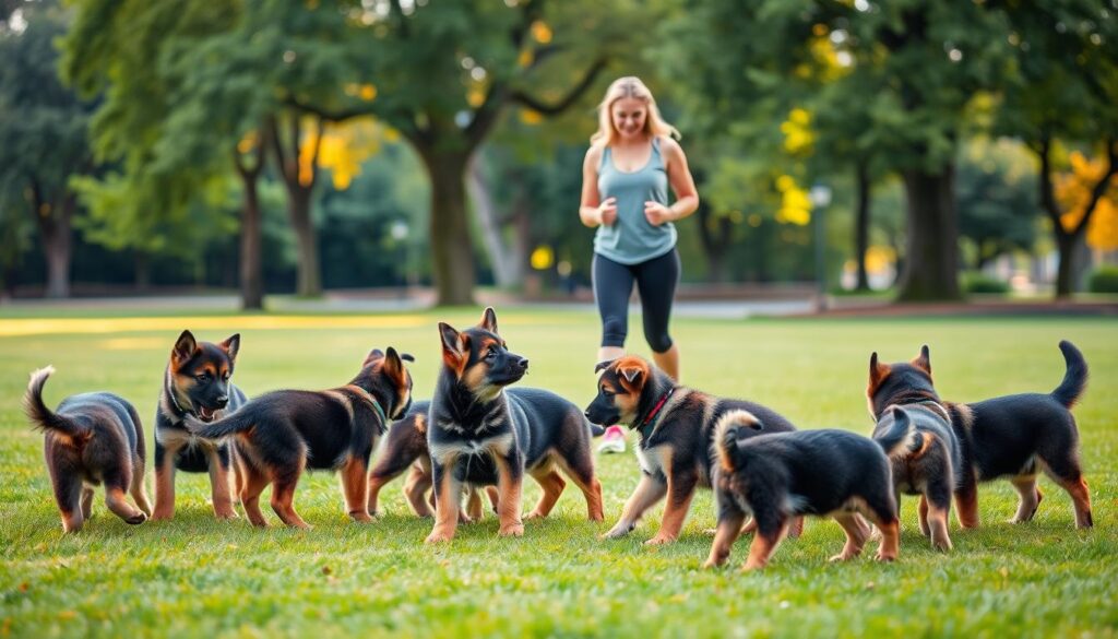 structured dog socialization