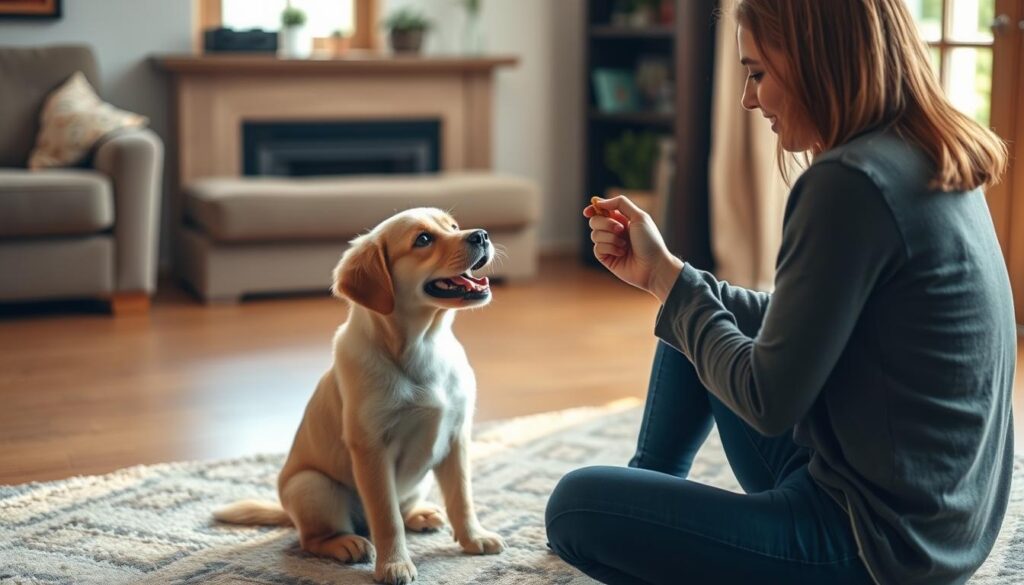 teach dog to speak