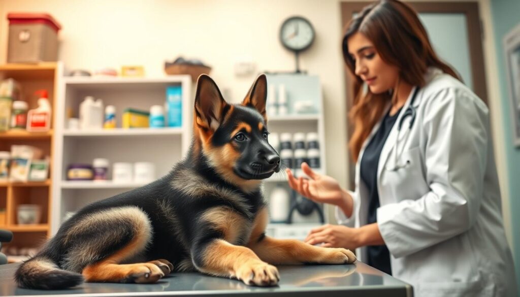 veterinarian advice for german shepherd puppies